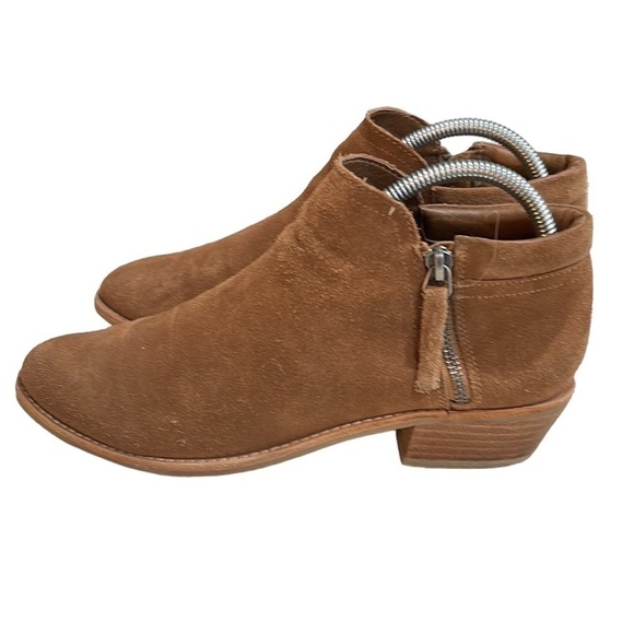 STEVE Madden Chestnut Suede Ankle Bootie SZ 8 - Picture 3 of 8